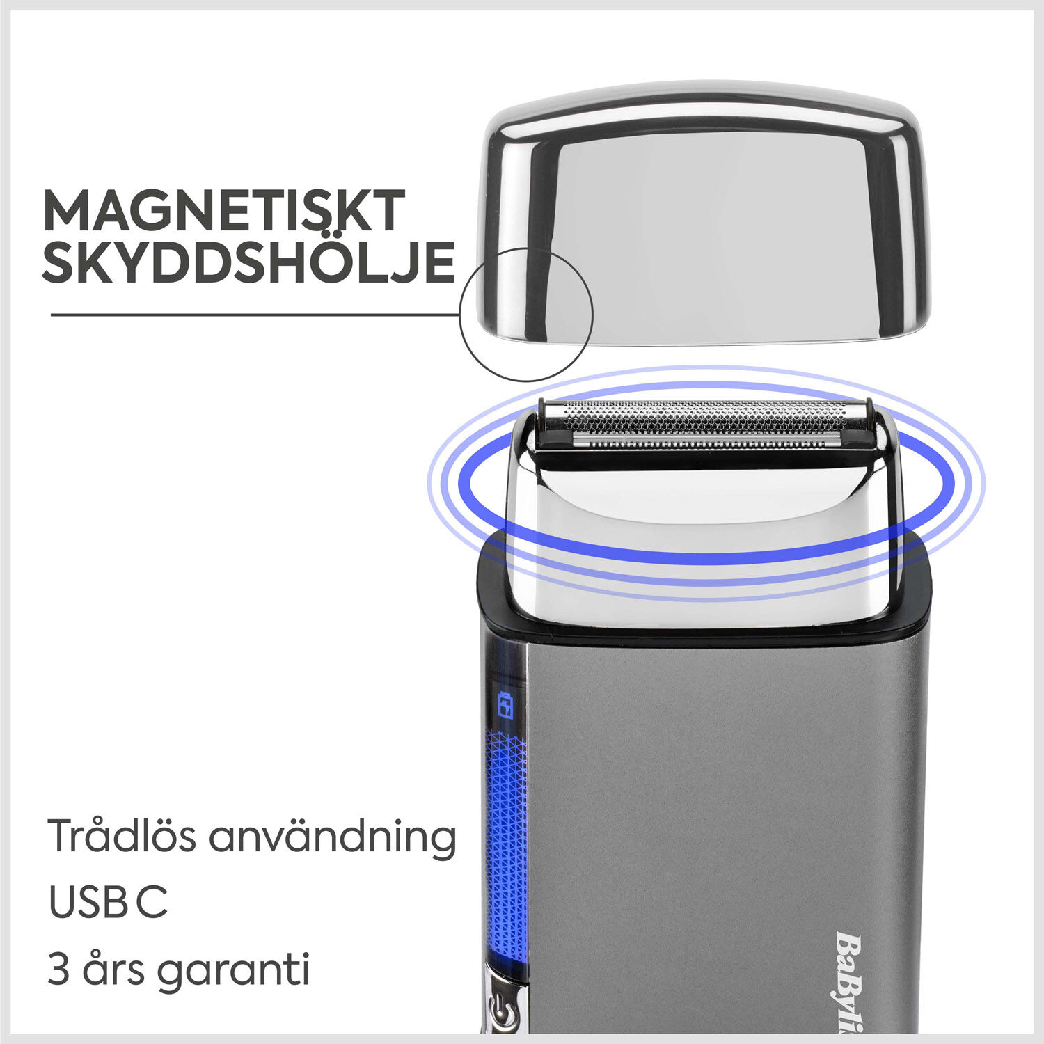 Super-X Metal Series Single Foil Shaver (Silver)